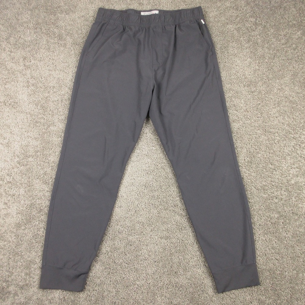 Abercrombie & Fitch Pants Mens Medium Gray Lightweight Windbreaker Jogger Casual